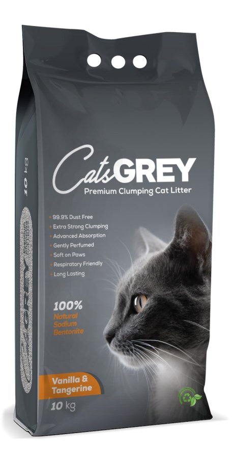 CAT'S GREY VANİLLA & TANGERİNE  16 KG