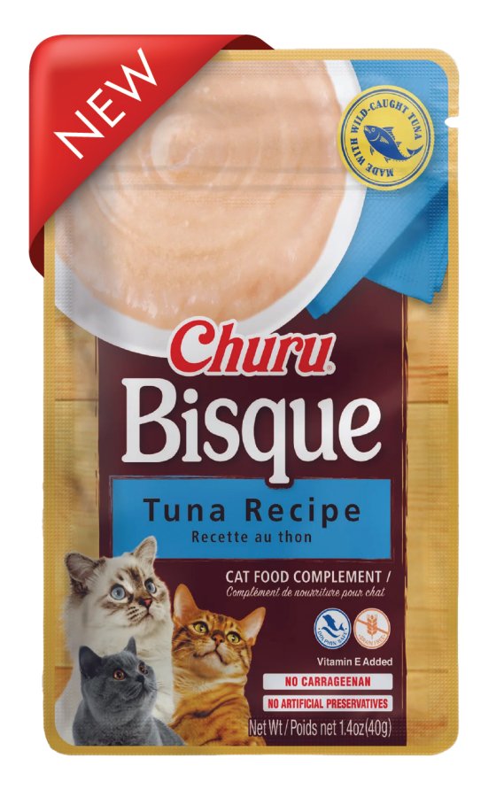 CİAO CHURU BİSQUE TON BALIKLI KEDİ ÖDÜL KREMASI  (KUTU İÇİ 12'Lİ KOLİ İÇİ 48'Lİ)