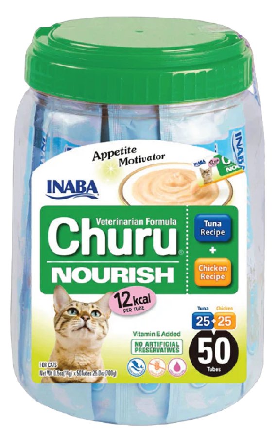 CIAO CHURU CREAM TUNA VE TAVUKLU BESLEYİCİ KEDİ ÖDÜL KREMASI  (KUTU İÇİ 1'Lİ KOLİ İÇİ 8'Lİ)