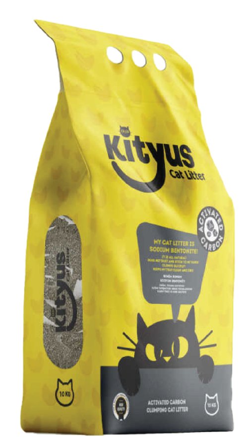 KİTYUS NATURA GREEN AKTİF KARBON 5 LT KEDİ KUMU FB 0520