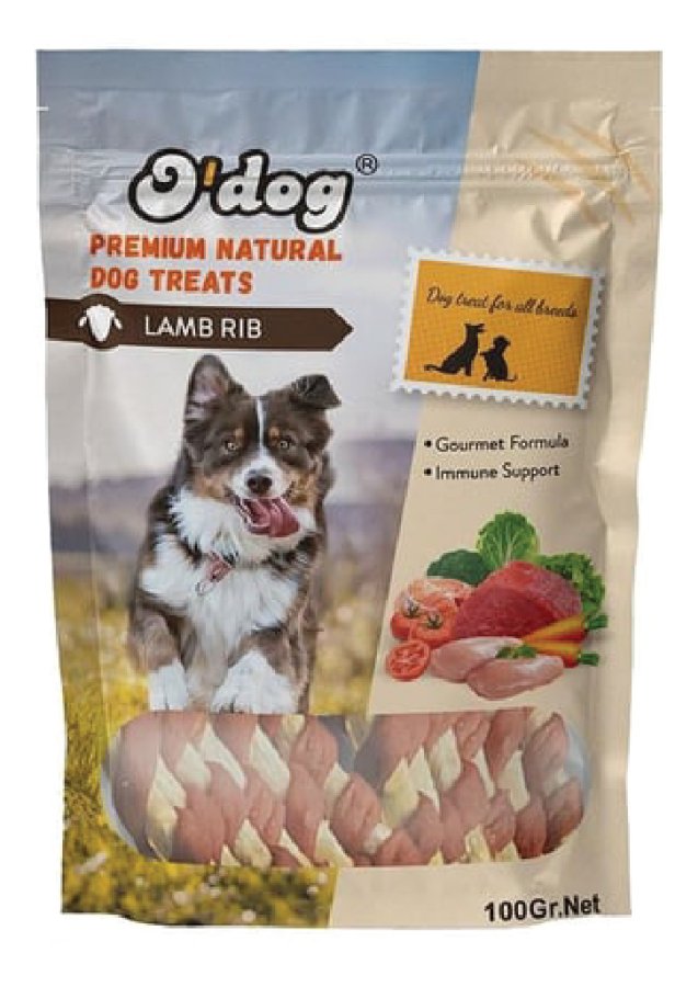 O DOG KUZU SARGILI ÇUBUK KÖPEK ÖDÜLÜ 100 GR