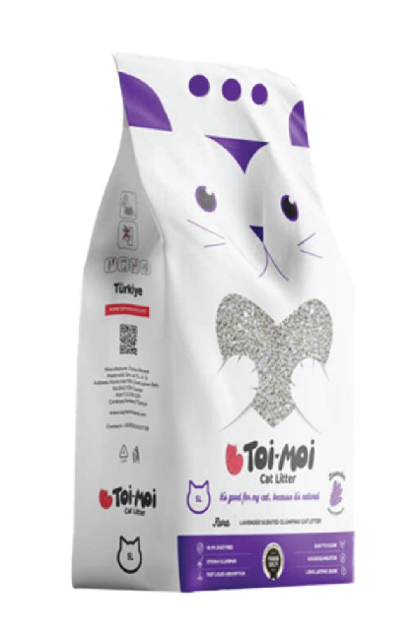 TOİ MOİ FLORA GREY LAVANTA 5 LT KEDİ KUMU FB 0525