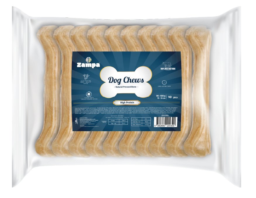 ZAMPA NATÜREL PRESS KEMİK KÖPEK ÖDÜLÜ 10 LU 90-100 GR