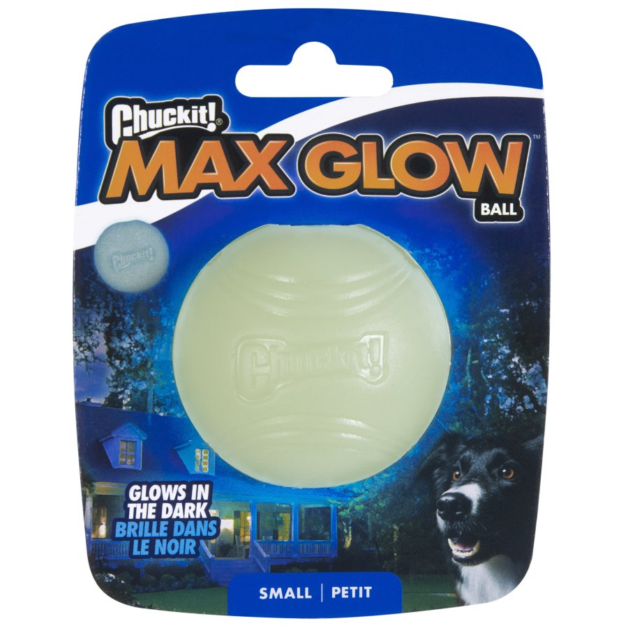 CHUCKİT! MAX GLOW GECE PARLAYAN KÖPEK OYUN TOPU (KÜÇÜK BOY)
